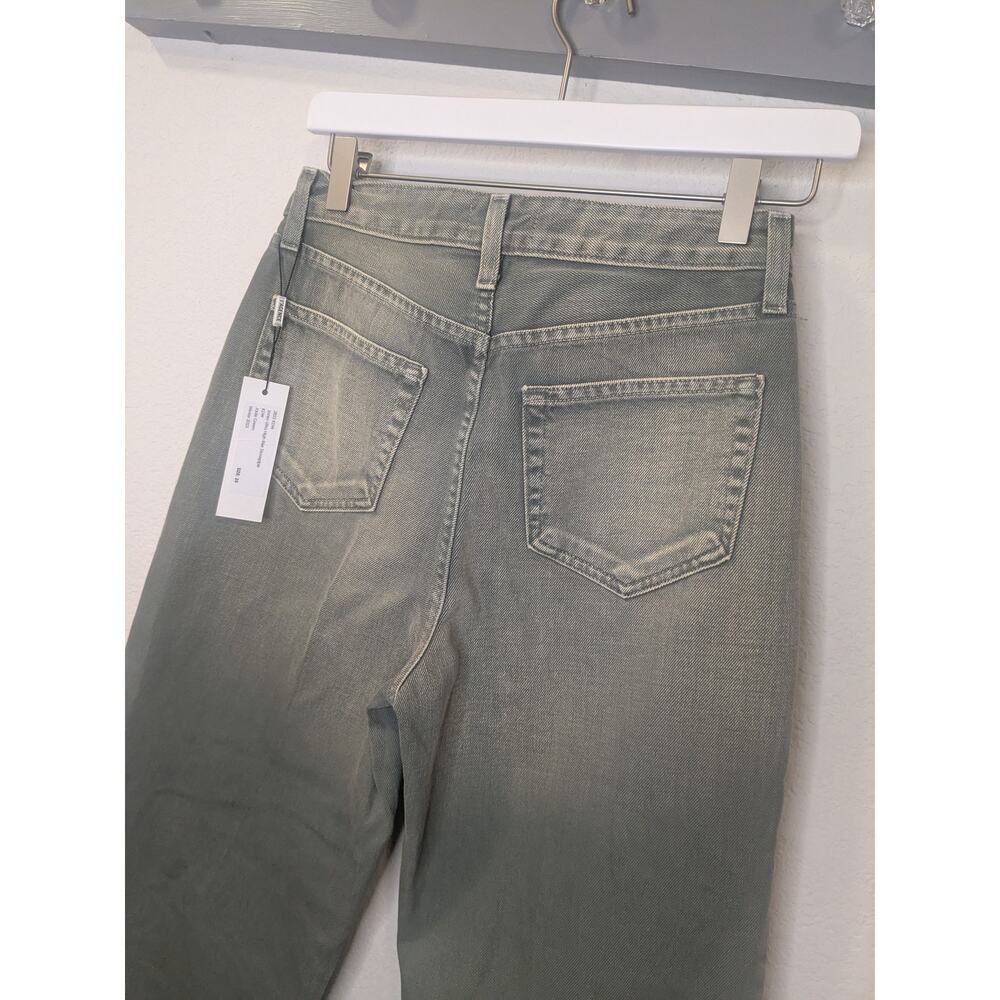 L'AGENCE Jones Ultra High Rise Stovepipe Jeans Jade Green Womens Size 25 NWT - Picture 6 of 8